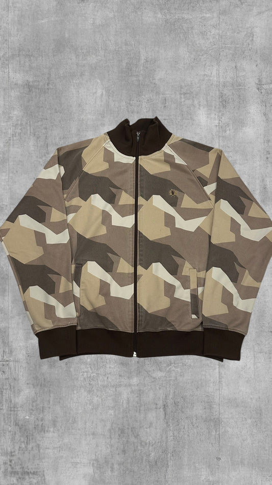 Fred Perry Trainingsjacke Zip Jacke Braun M