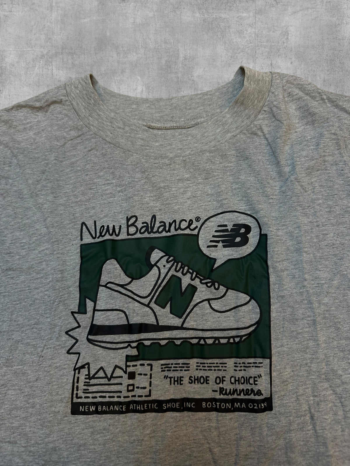 New Balance Vintage T-Shirt Grau M
