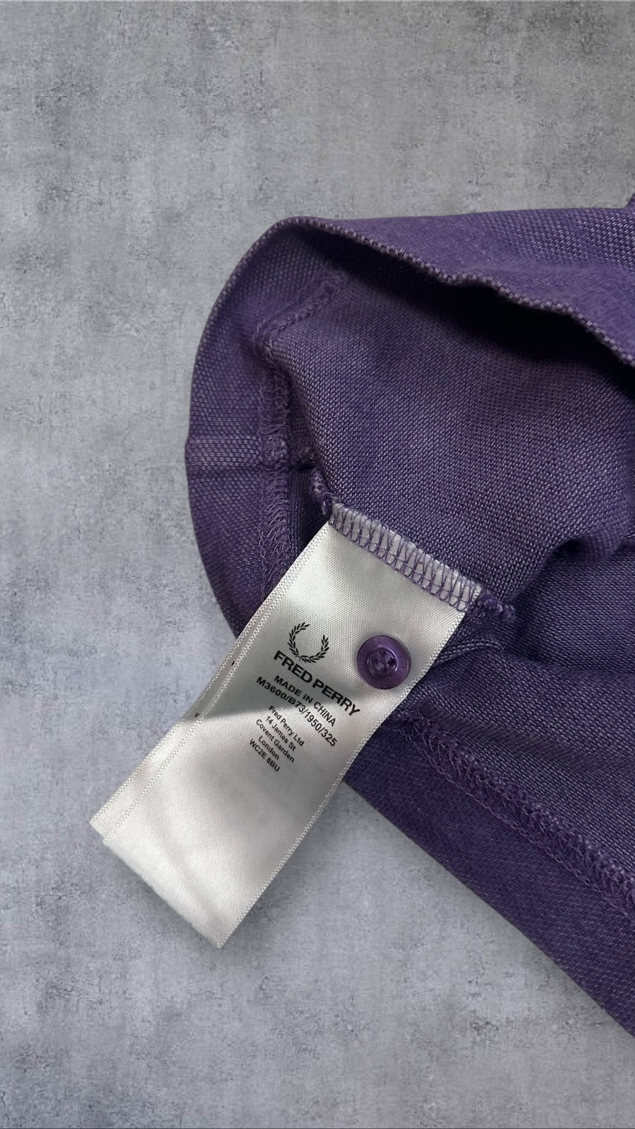 Fred Perry Polo Shirt Lila M Slim Fit