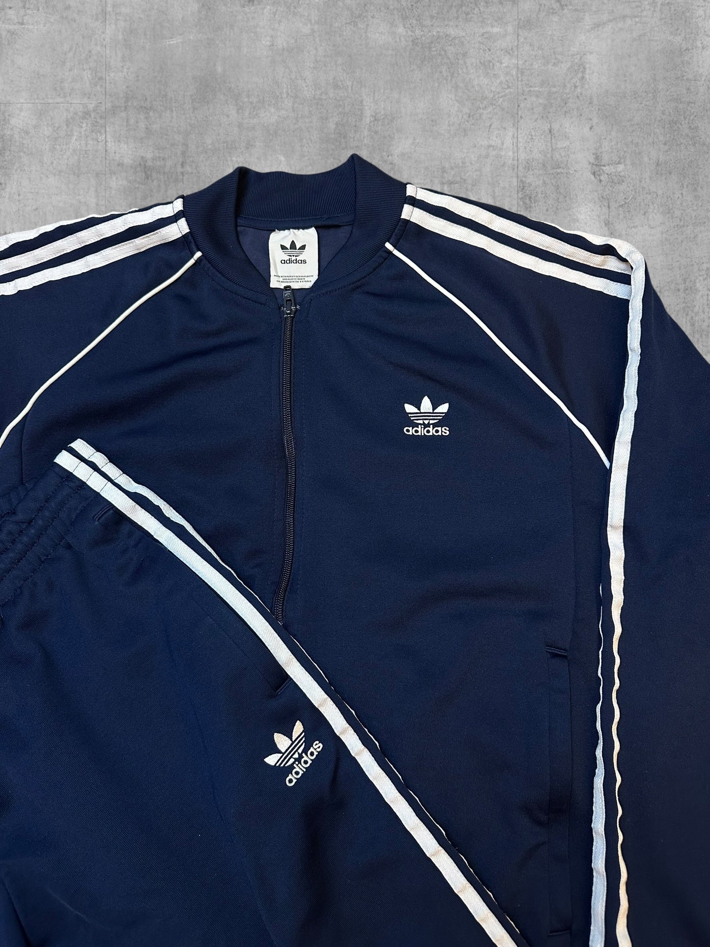 Adidas Firebird Trainingsanzug Navy Blau L