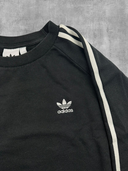 Adidas Sweatshirt Schwarz Weiß M