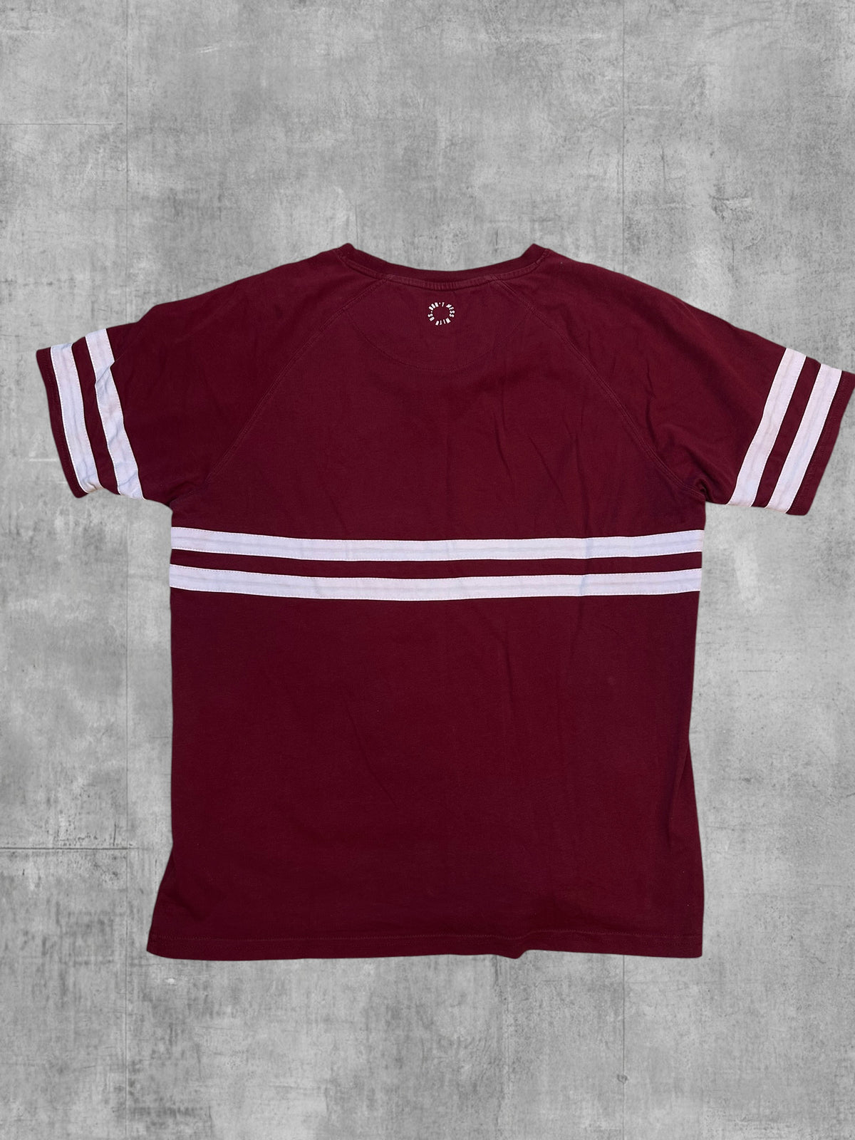 Unfair Athletics T-Shirt Weinrot Weiß S