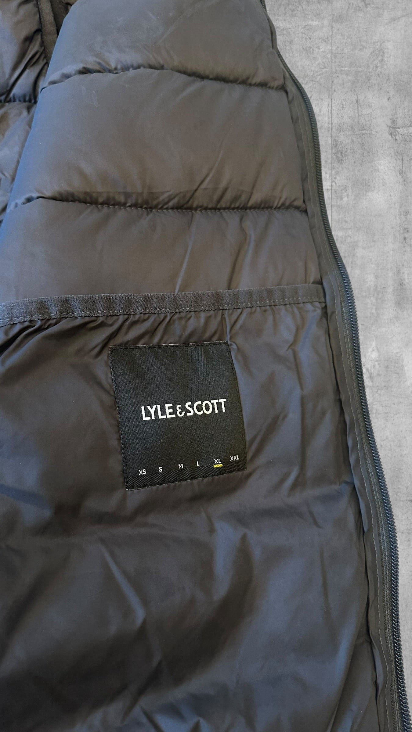 Lyle & Scott Daunenweste Schwarz XL