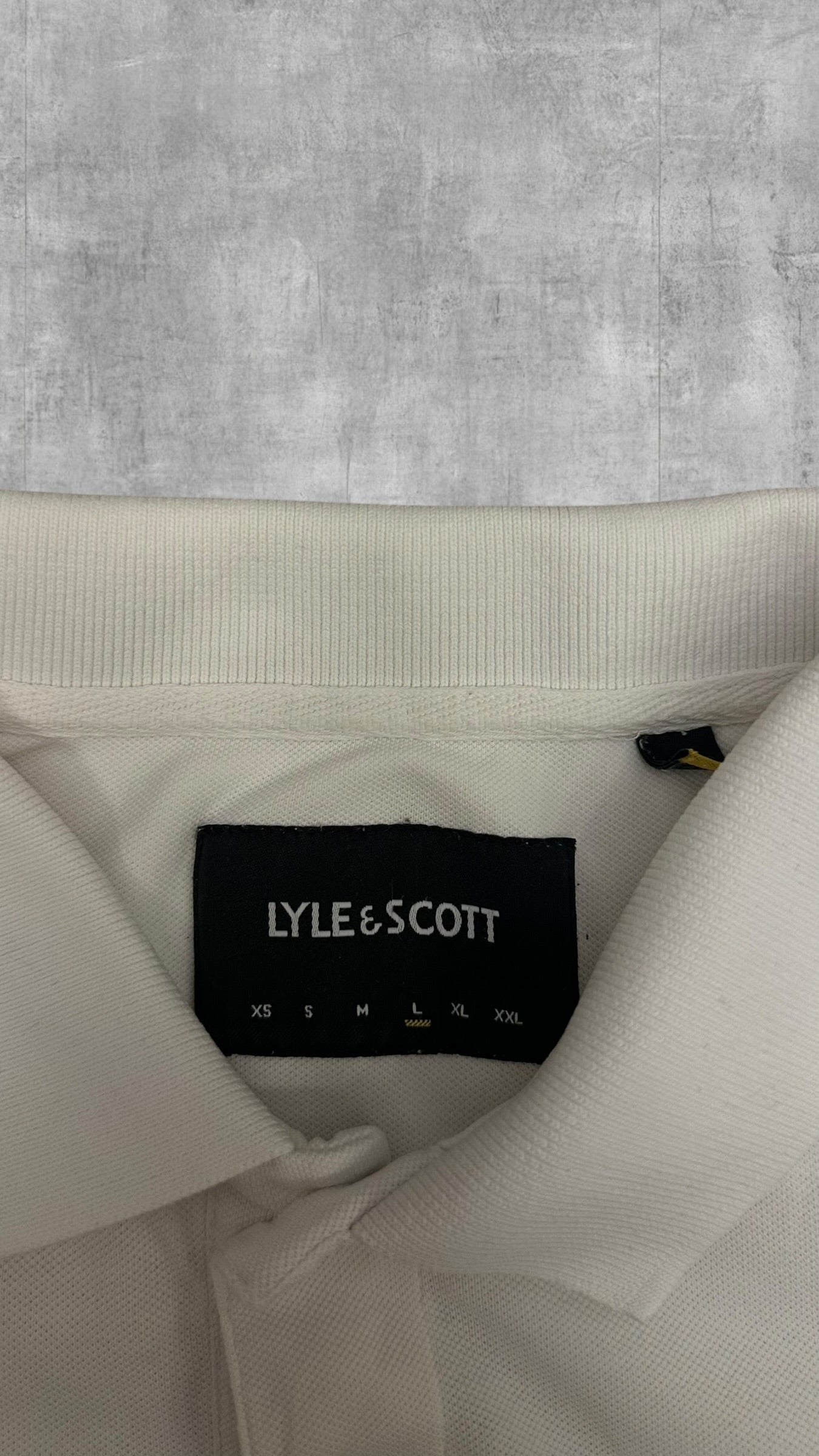 Lyle & Scott Polo Shirt Weiß L