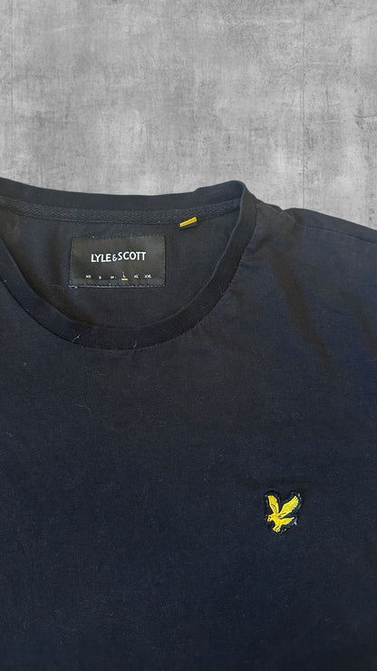 Lyle & Scott T shirt Tee Schwarz L