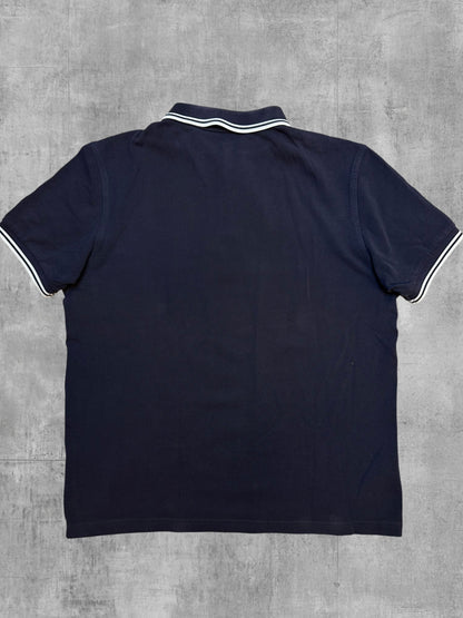 Fred Perry Polo Shirt Schwarzblau Weiß M