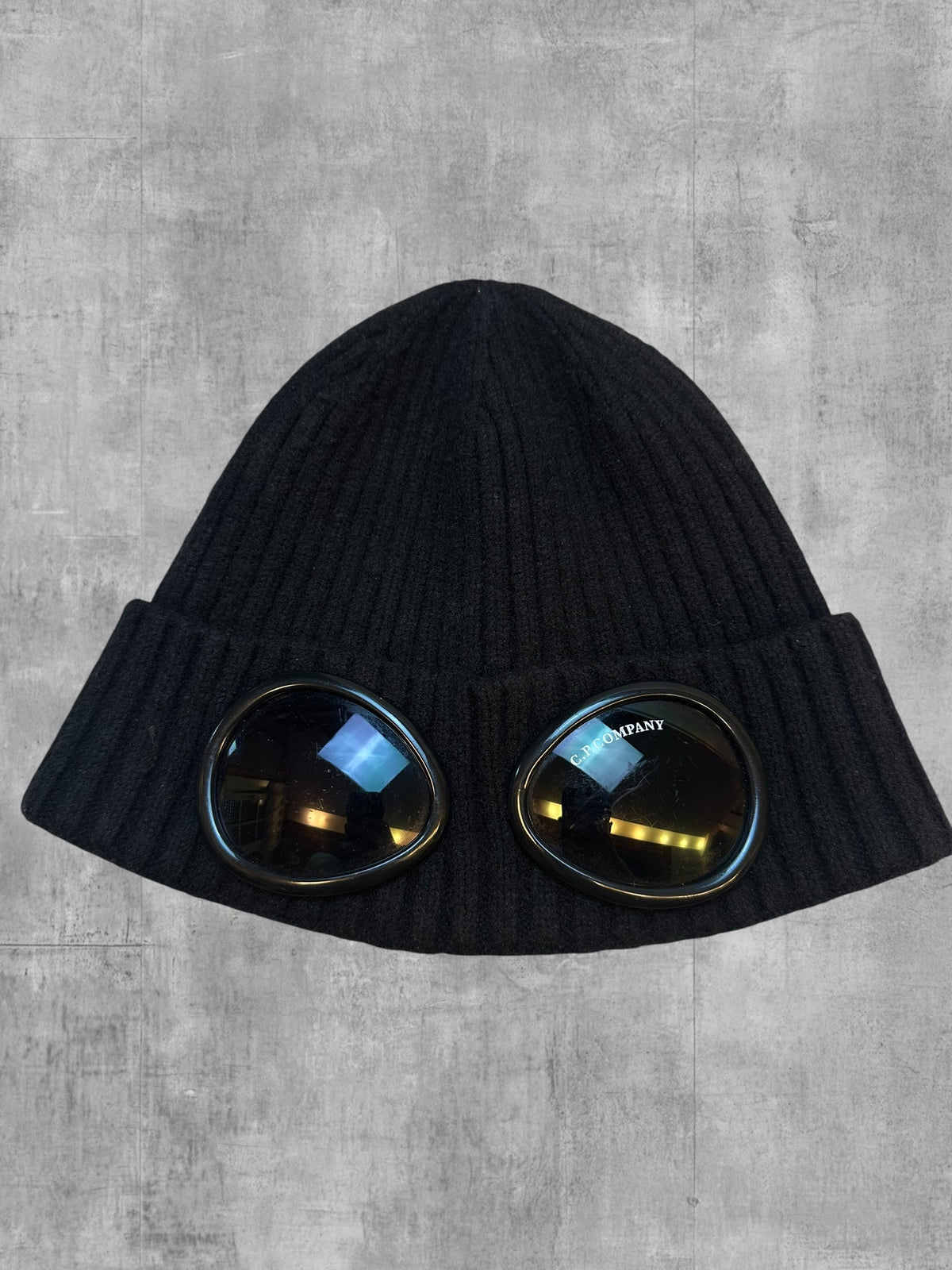C.P. Company Mütze Beanie Schwarz