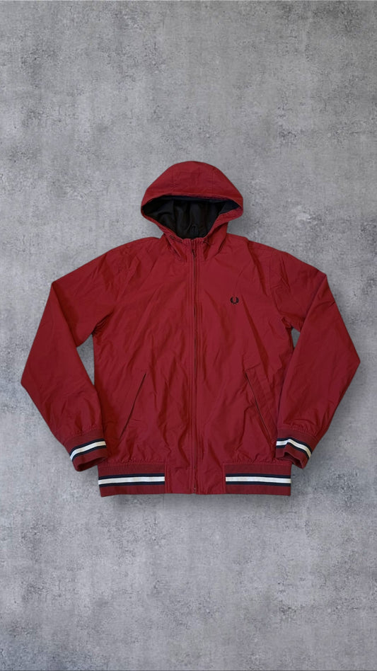 Fred Perry Regenjacke Weinrot Bordeaux S