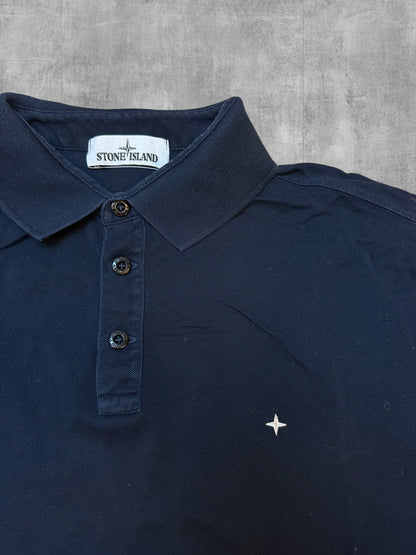 Stone Island Polo Shirt Schwarzblau L