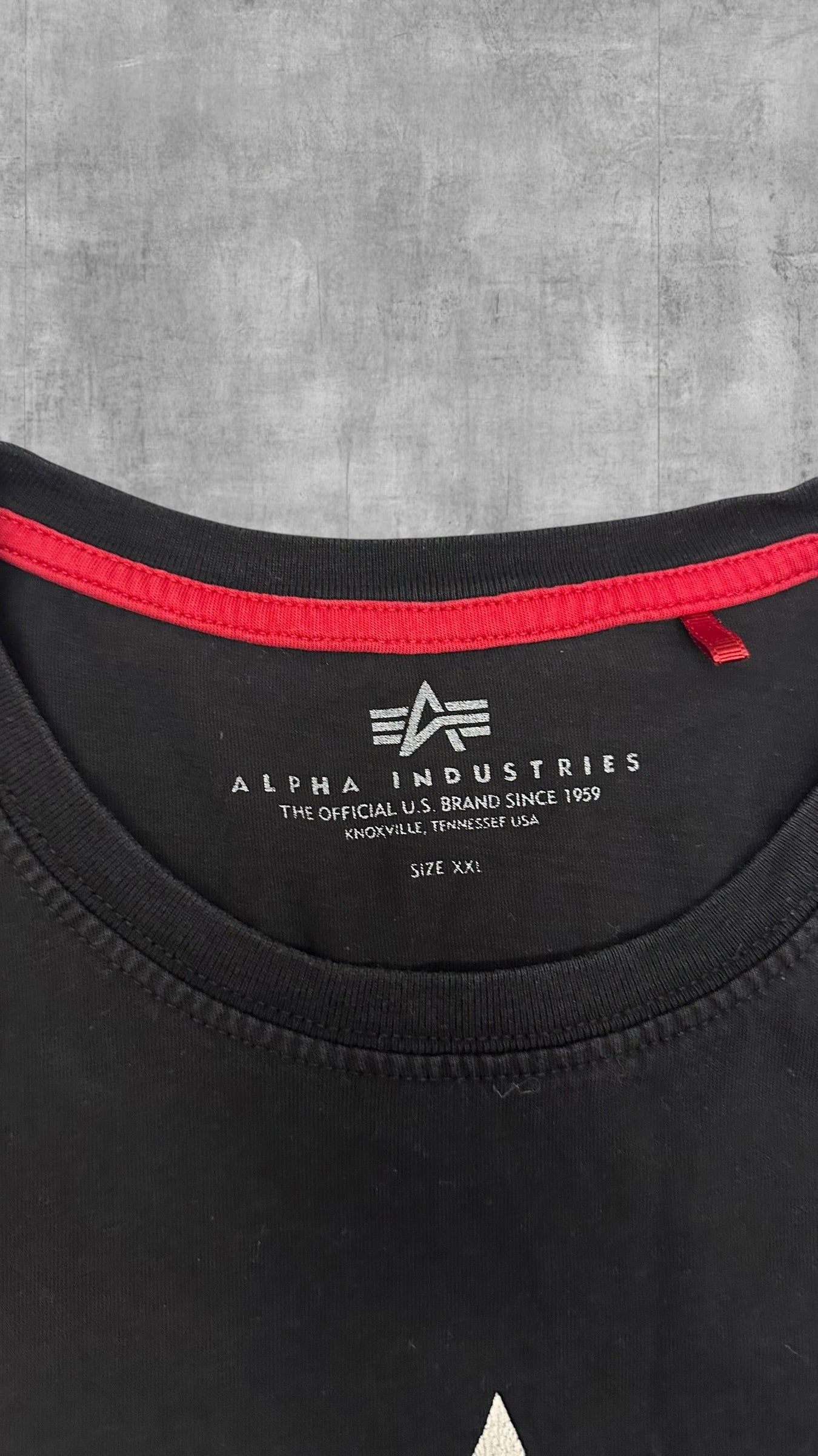 Alpha Industries T-Shirt Schwarz XXL