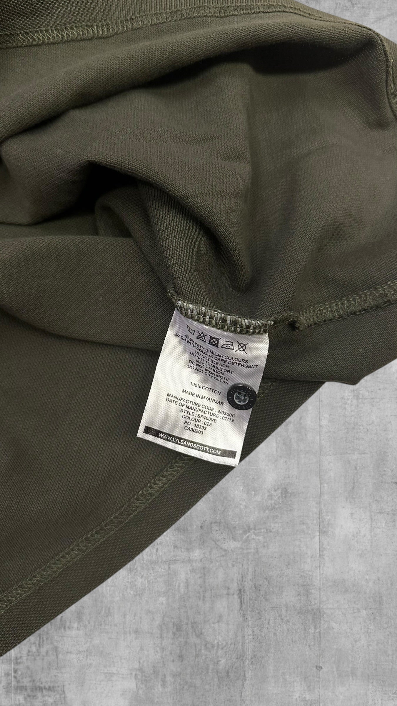 Lyle & Scott Polo Shirt Khaki S