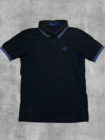 Fred Perry Polo Shirt Schwarz Blau S