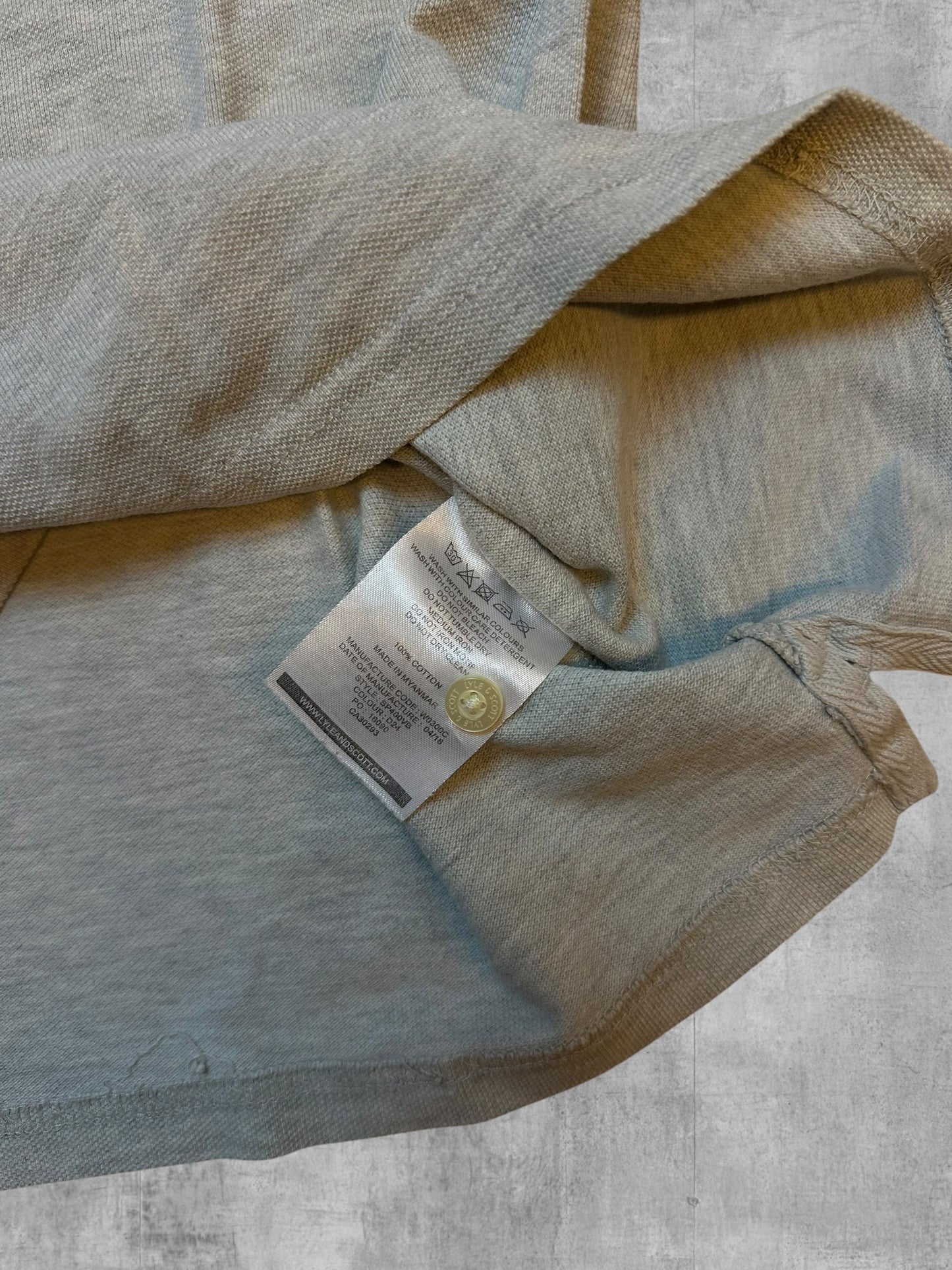 Lyle & Scott Polo Shirt Hellgrau L