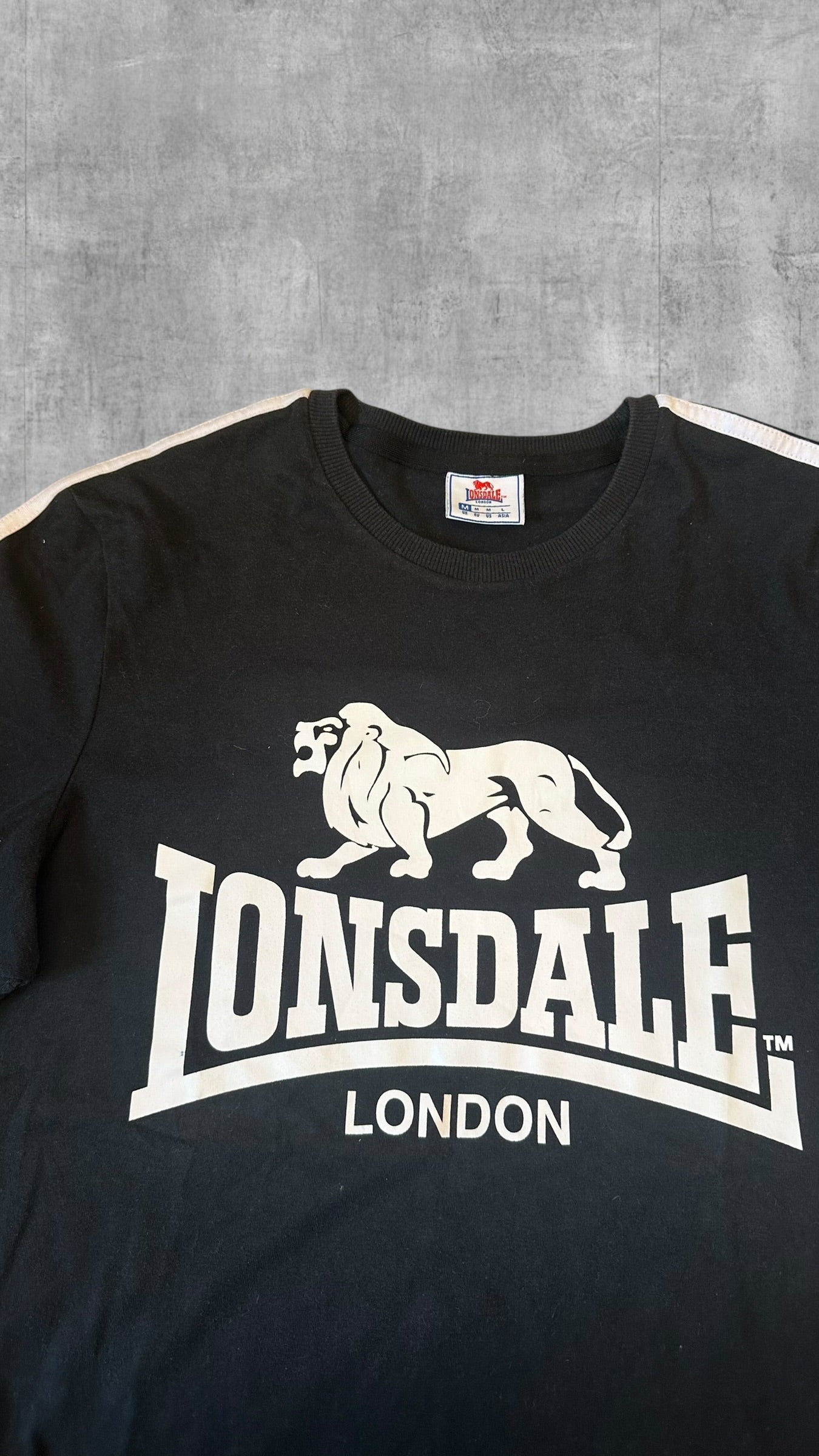 Lonsdale London T-Shirt schwarz Weiß M
