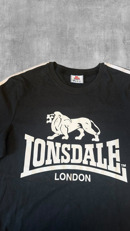 Lonsdale London T-Shirt schwarz Weiß M