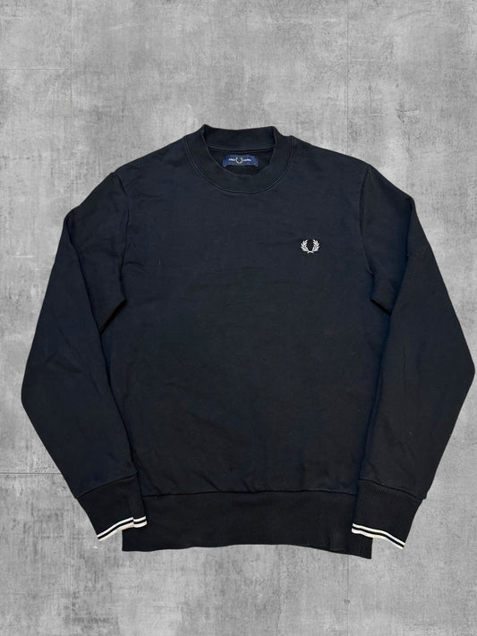 Fred Perry Sweatshirt Schwarz Weiß S