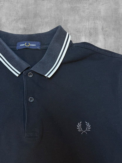 Fred Perry Polo Shirt Schwarz L