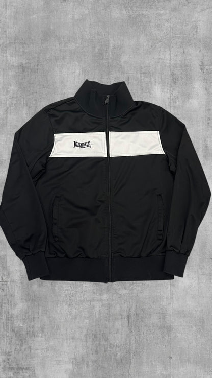 Lonsdale London Trainingsjacke Schwarz Weiß L