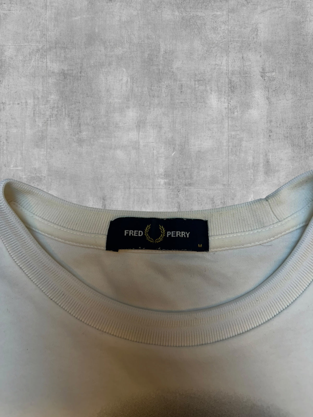 Fred Perry Special T-Shirt Weiß Schwarz M
