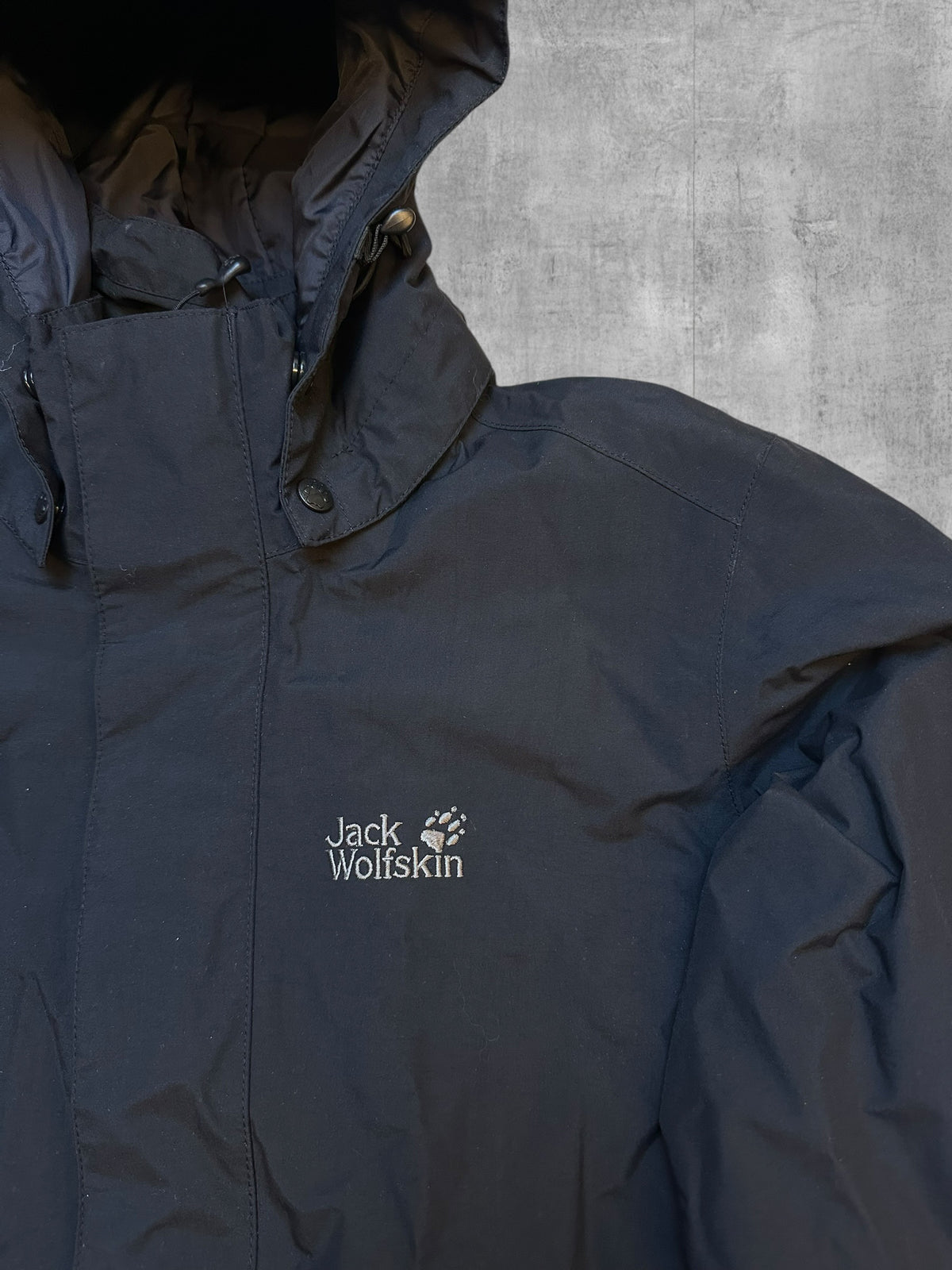 Jack Wolfskin Regenjacke Funktionsjacke Schwarz S