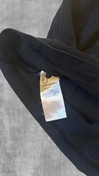 Fred Perry Polo Shirt Schwarz S Slim Fit