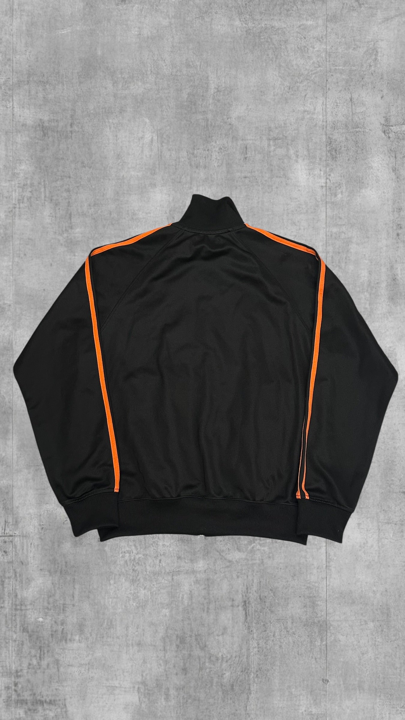Vintage Fred Perry Trainingsjacke Taped Zip Jacke Schwarz Weiß Rot S