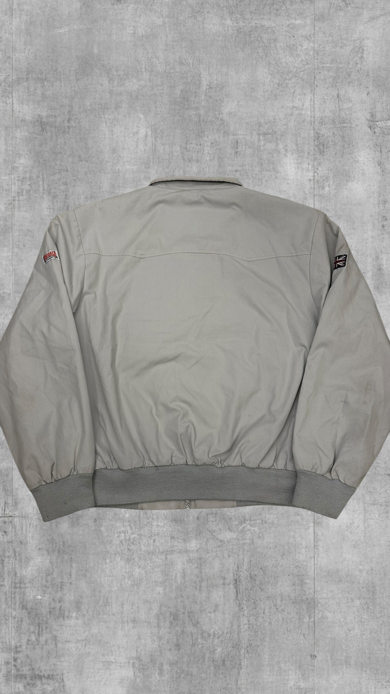 Lonsdale London Harrington Jacke Creme Weiß L (leichte Mängel)