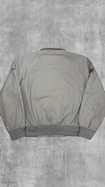 Lonsdale London Harrington Jacke Creme Weiß L (leichte Mängel)