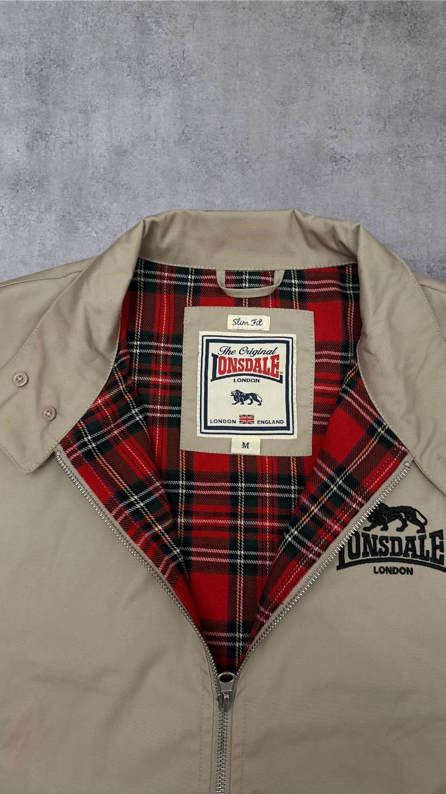 Londsdale London Bomberjacke Beige M