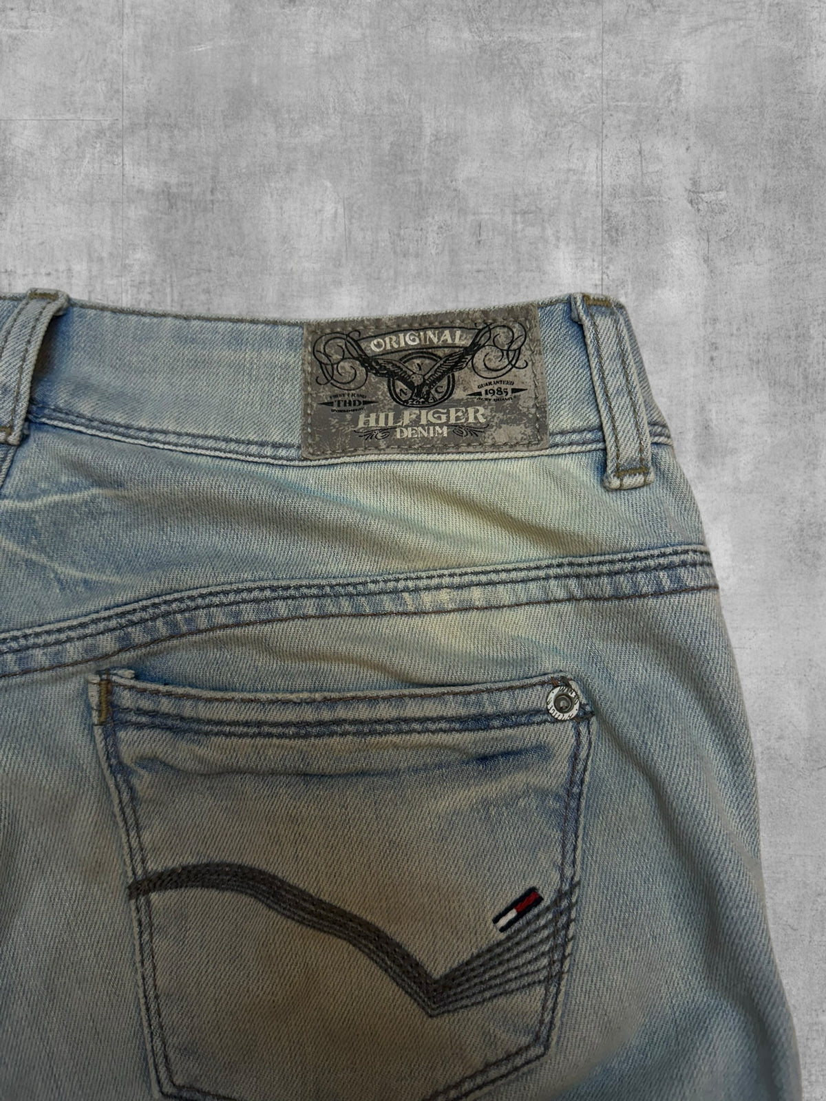 Tommy Hilfiger Jean coupe droite Bleu Clair W26 L30 S