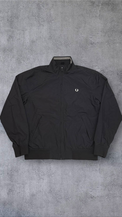 Fred Perry Bomberjacke Regenjacke Schwarz M
