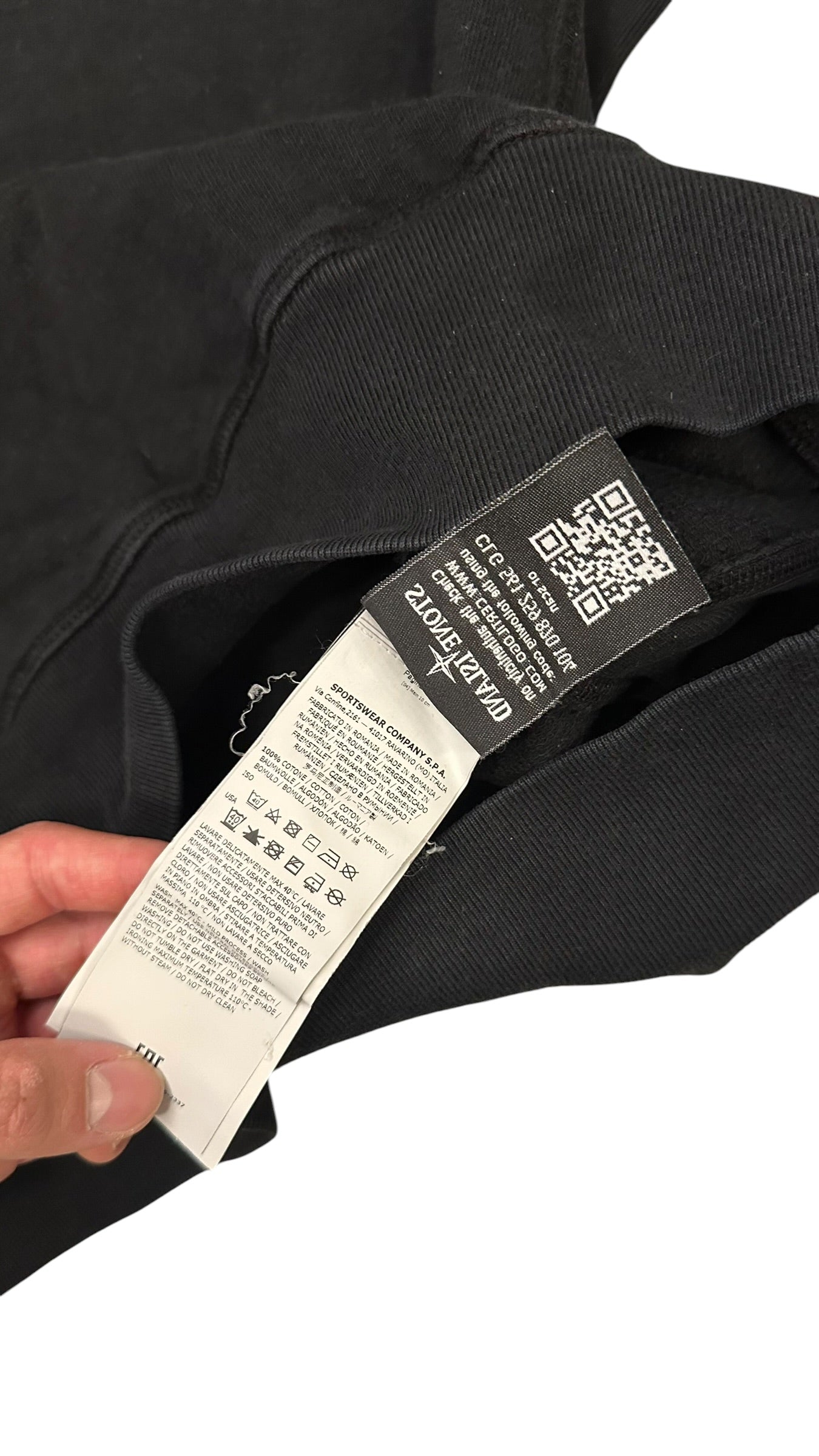Stone Island Sweatshirt Schwarz XL