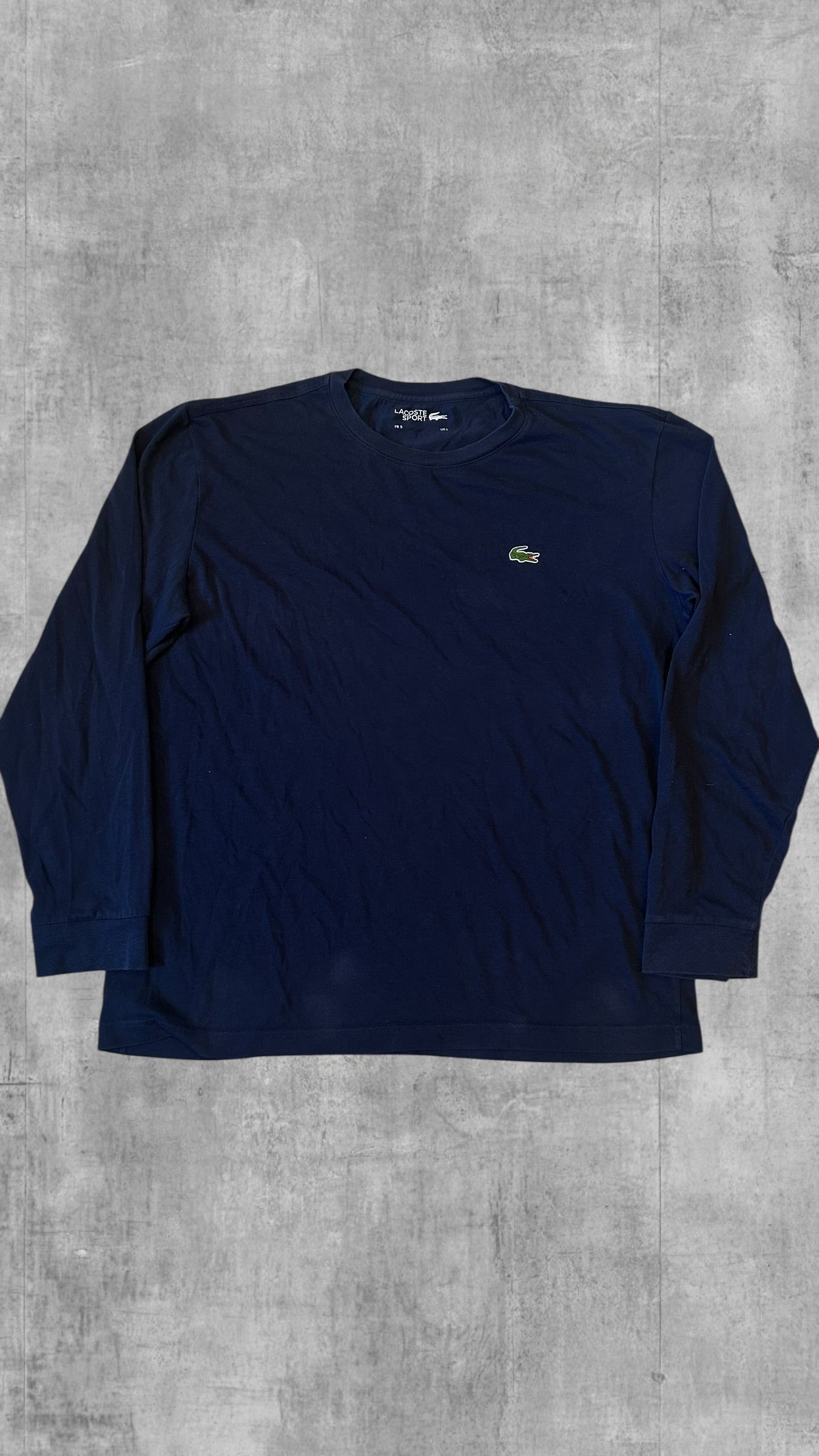 Lacoste Longsleeve T-Shirt Navy Blau L