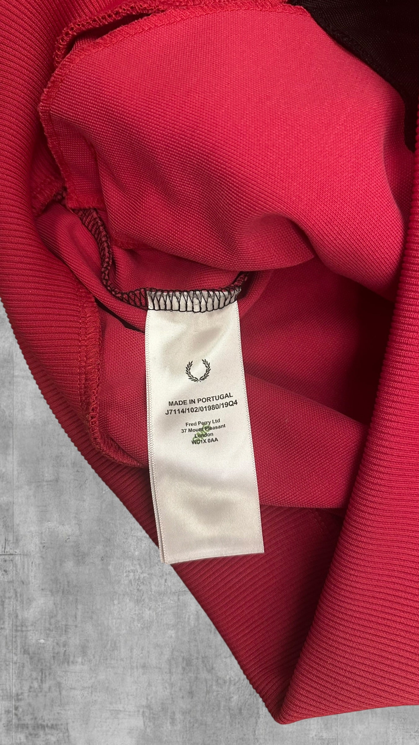 Fred Perry Trainingsjacke Taped Zip Jacke Frauengröße S