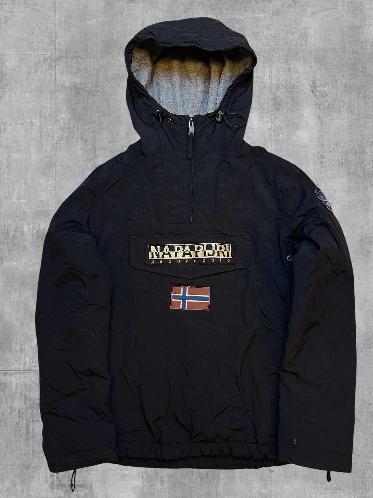 Napapijri Jacke Windbreaker gefüttert Schwarz Damengröße M / S