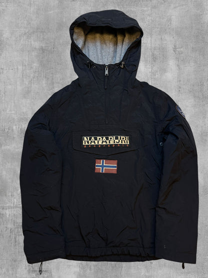 Napapijri Jacke Windbreaker gefüttert Schwarz Damengröße M / S