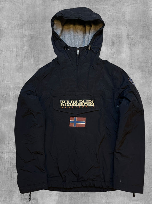 Napapijri Jacke Windbreaker gefüttert Schwarz Damengröße M / S