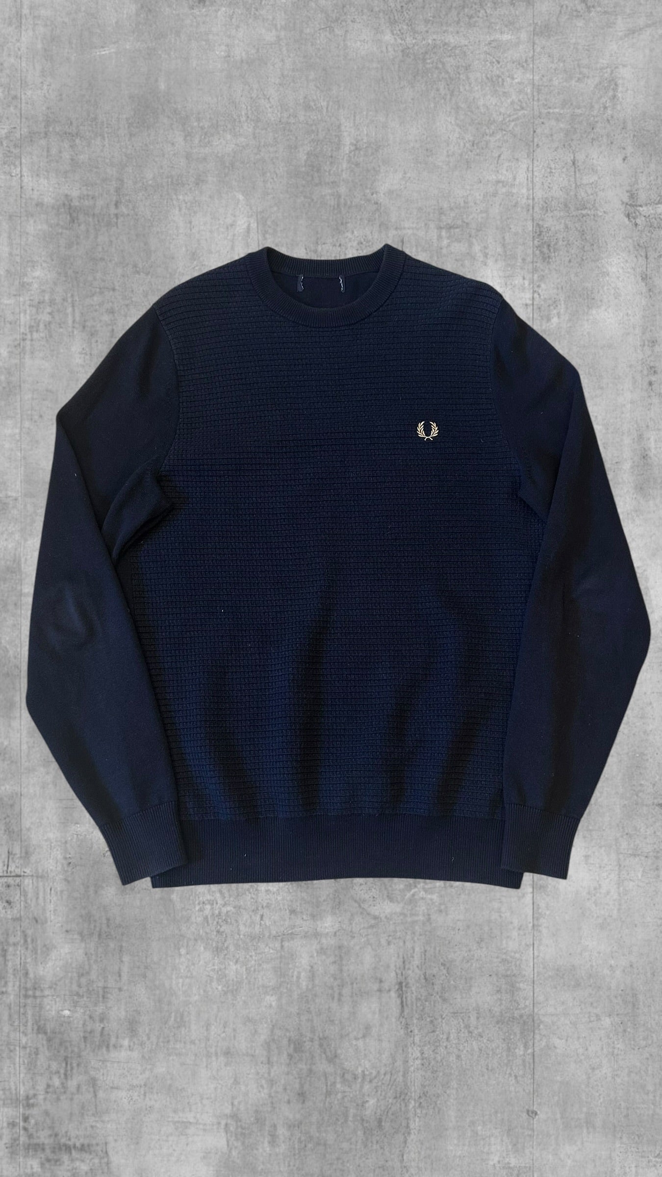 Fred Perry Sweatshirt Schwarzblau M