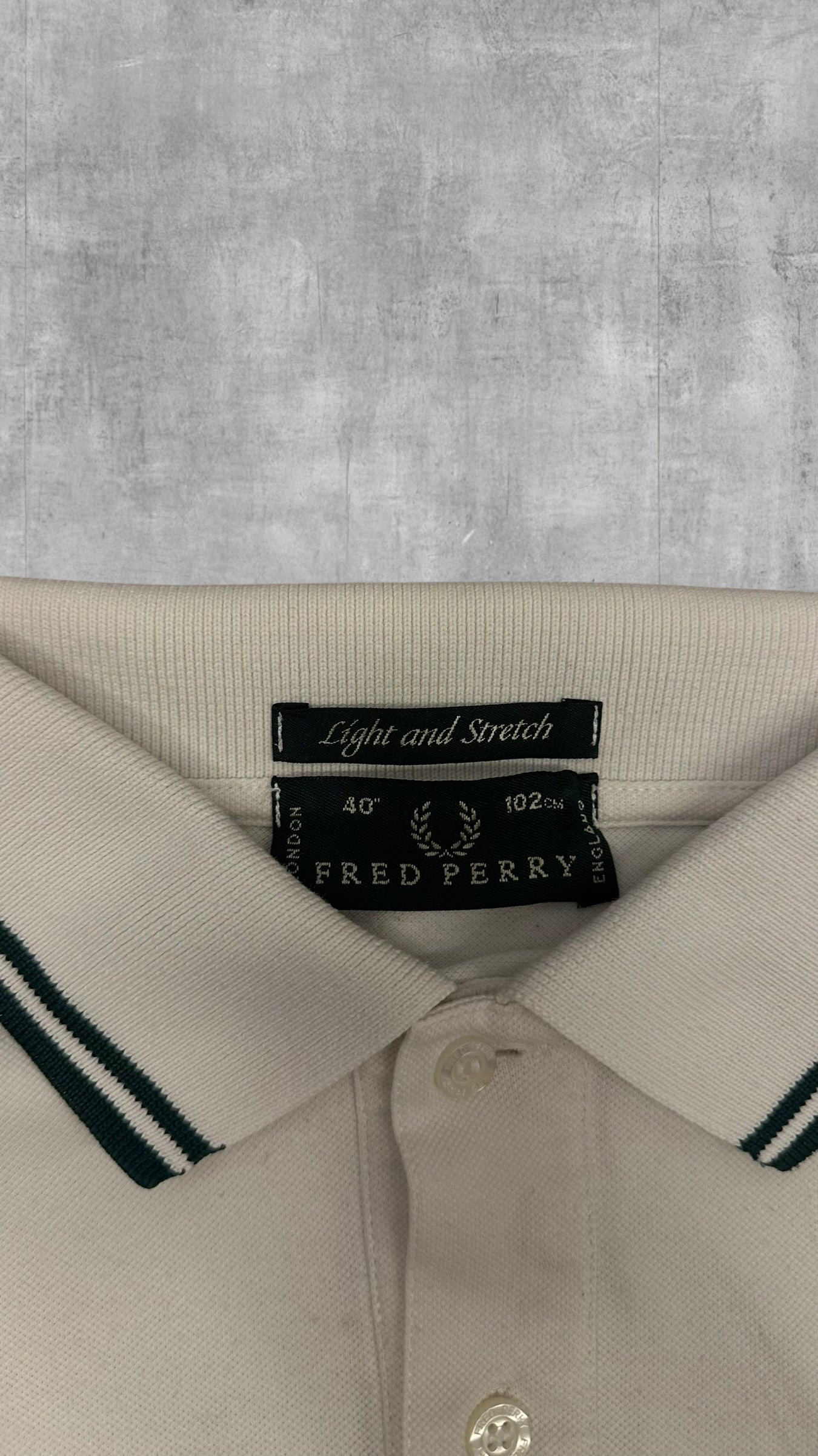 Fred Perry Polo Shirt Weiß S
