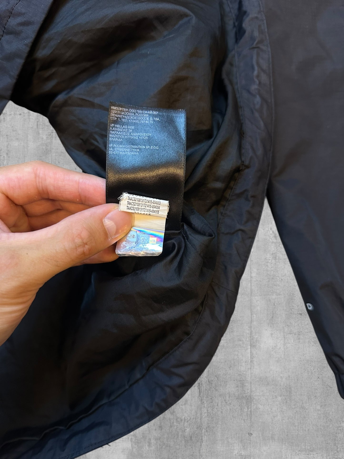The North Face Rain Jacket Black L