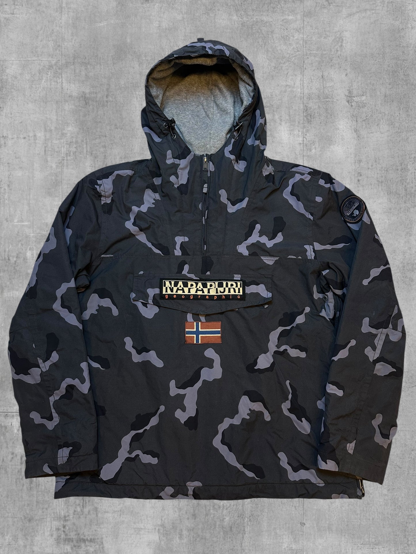 Napapijri Anorak Camouflage Grau XL