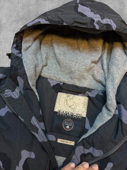 Napapijri Anorak Camouflage Grau XL