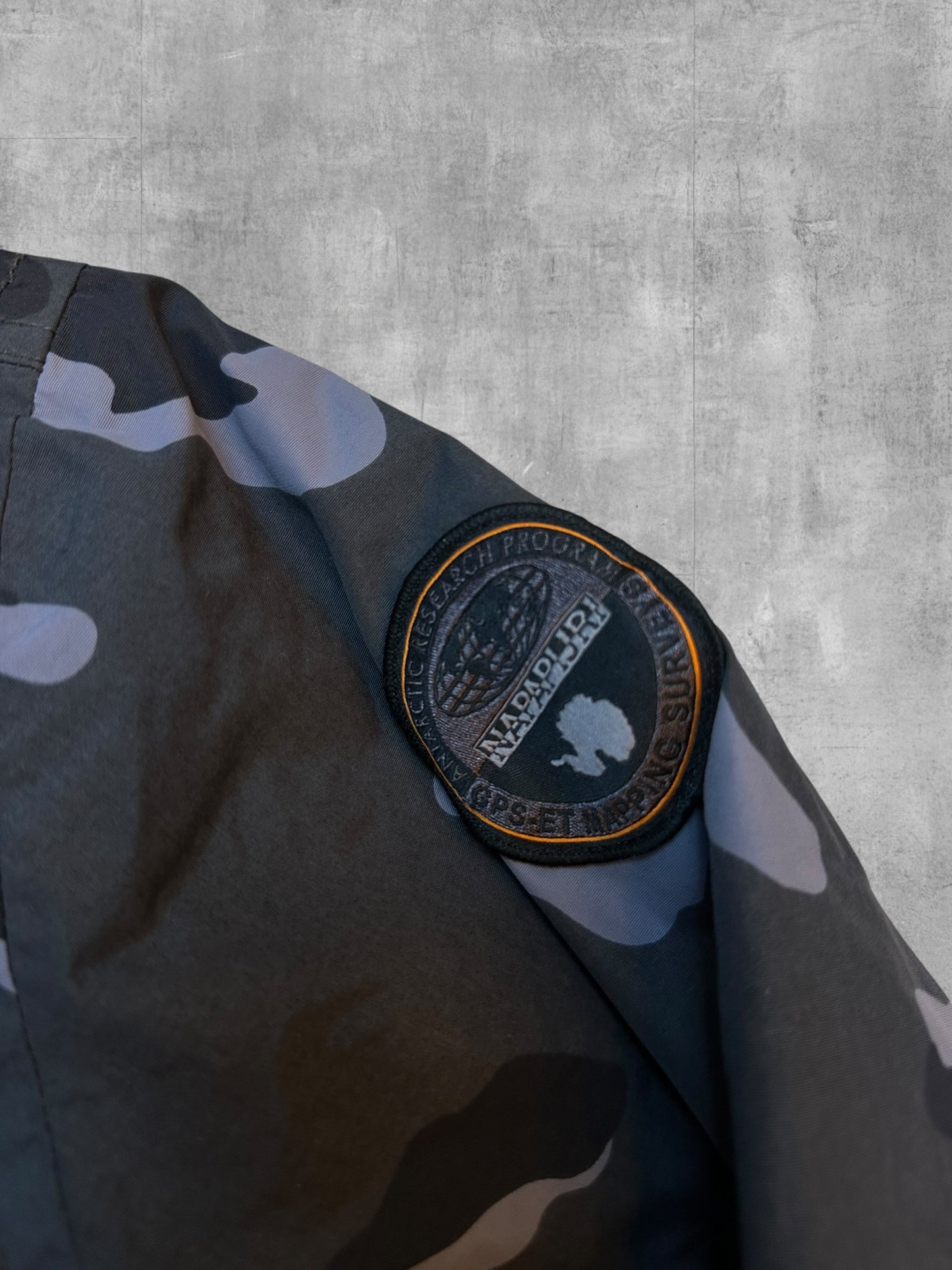 Napapijri Anorak Camouflage Grau XL