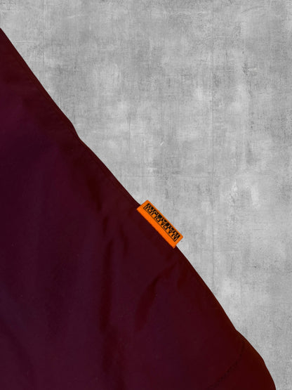 Napapijri Windbreaker gefüttert Anorak Bordeaux Rot M