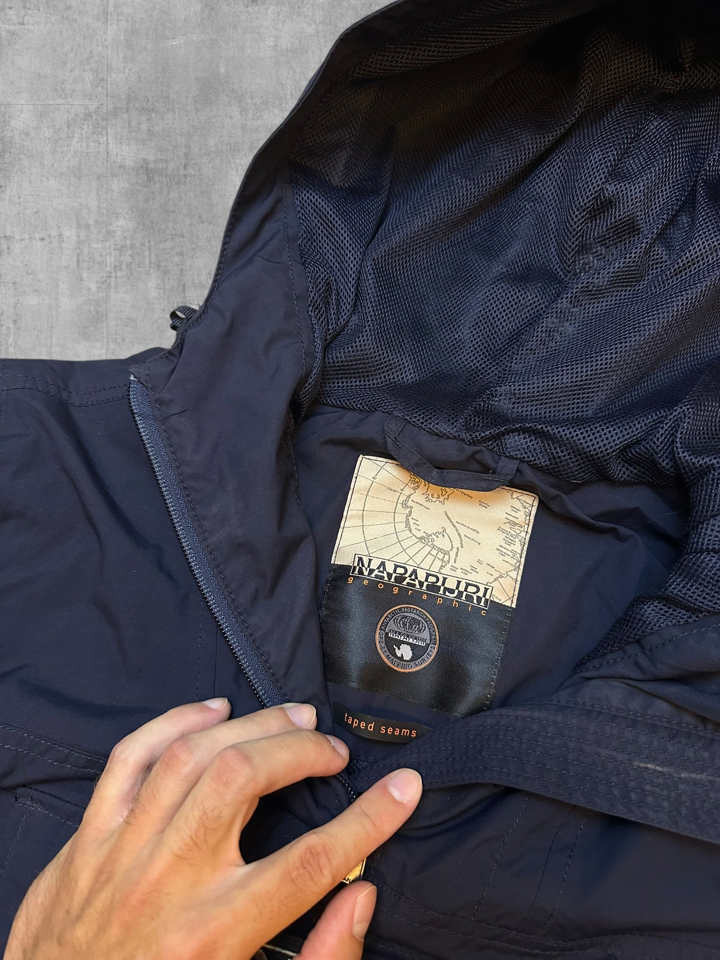 Napapijri Windbreaker Anorak Navy Blau XL