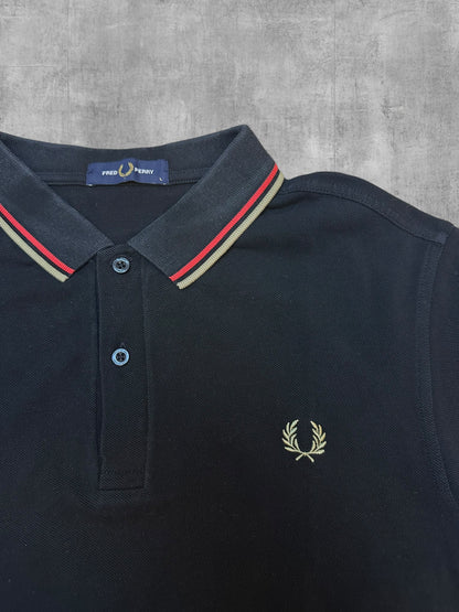 Fred Perry Poloshirt Schwarz L
