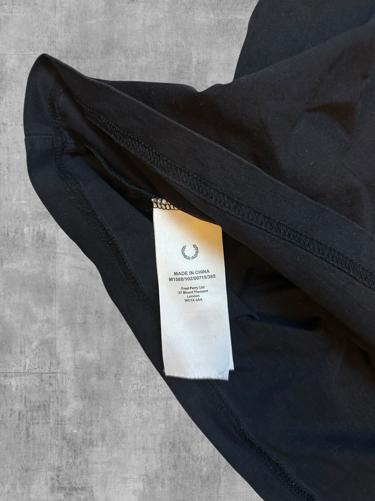 Fred Perry T-shirt Nero XXL