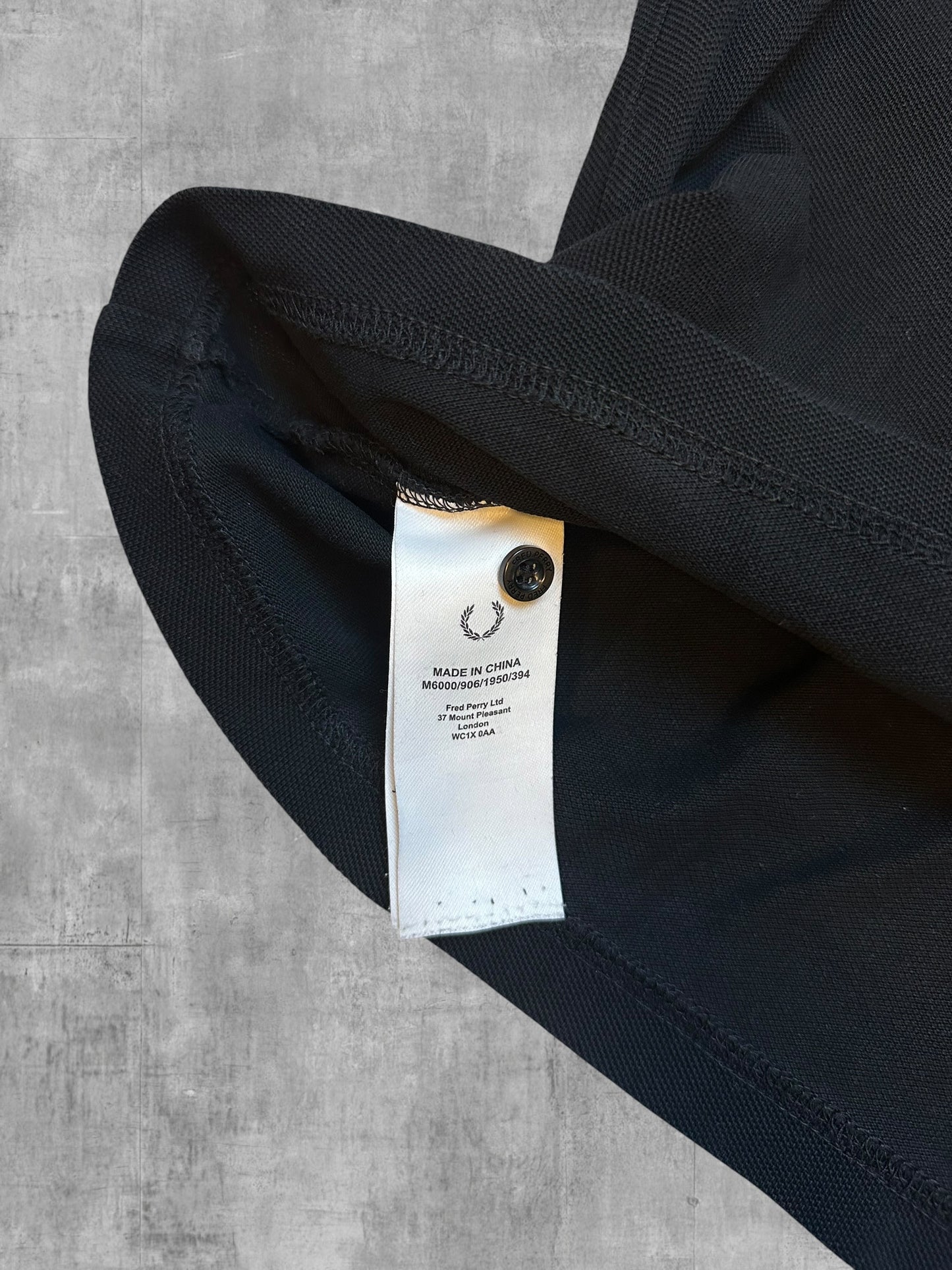 Fred Perry Poloshirt Schwarz XXL