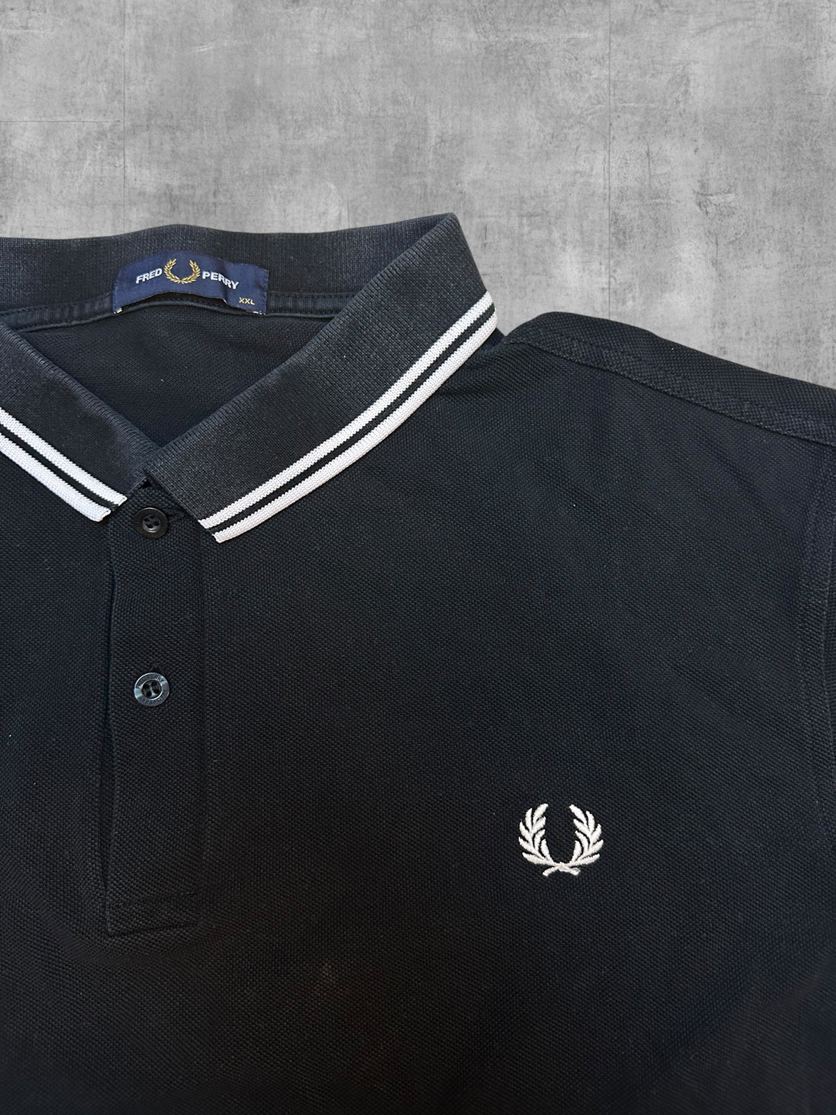 Fred Perry Polo Nero XXL