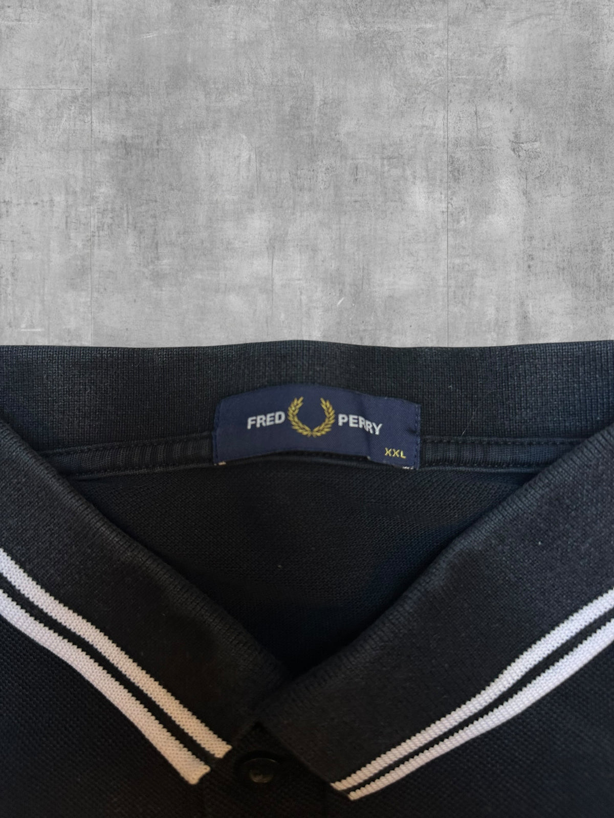 Fred Perry Polo Nero XXL